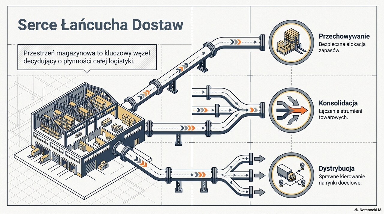 serce łańcucha dostaw infografika