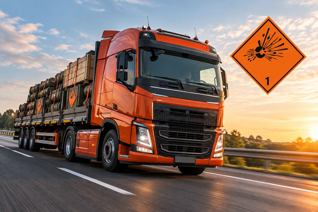 Klasa 1 ADR – materiały wybuchowe, podklasy i wymagania transportowe